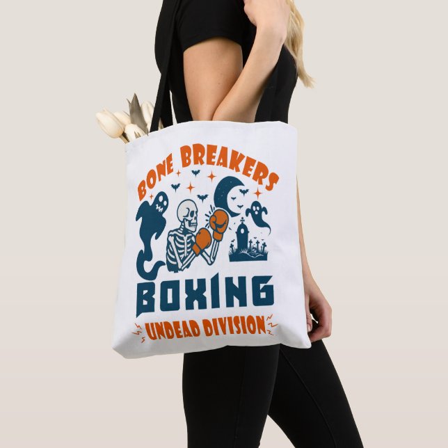 Tote Bag Bone breakers boxer undead division (De près)