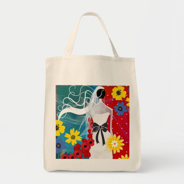 Tote Bag Bonheur de mariée (Devant)