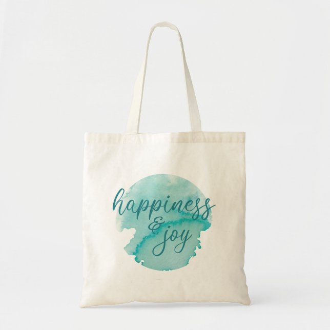 Tote Bag Bonheur et joie (Devant)
