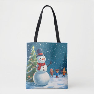 Tote Bag Bonhomme de neige
