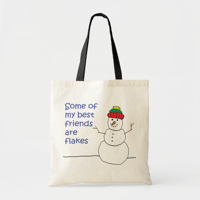 Tote Bag Bonhomme de neige (Devant)