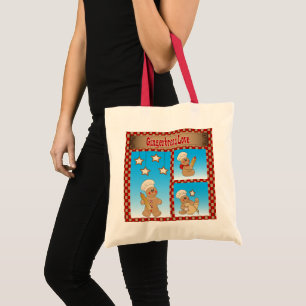Tote Bag Bonhommes en pain d'épice
