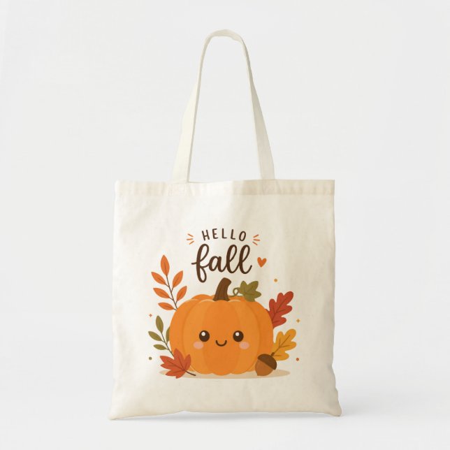 Tote Bag Bonjour Automne (Devant)
