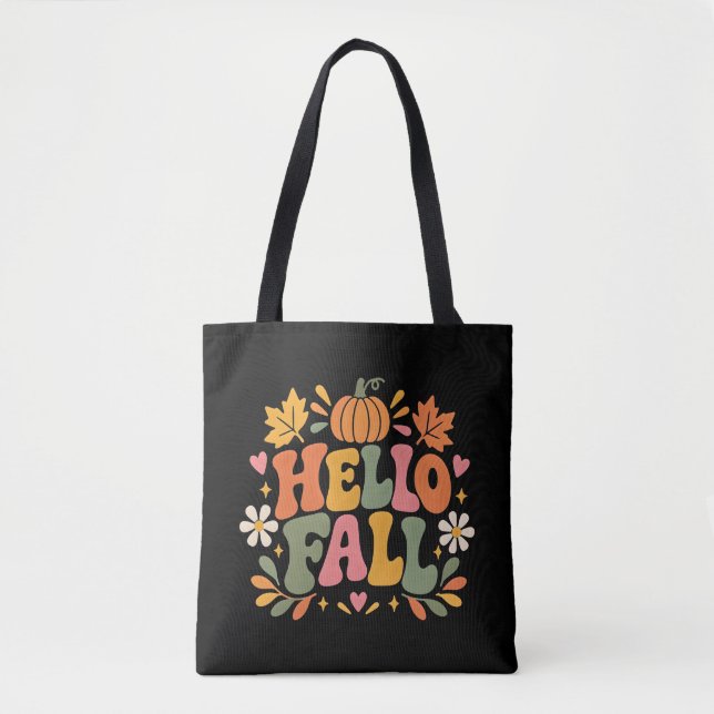 Tote Bag Bonjour Automne (Devant)
