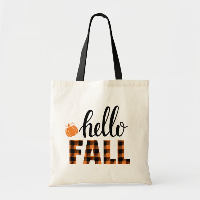 Tote Bag Bonjour automne (Devant)