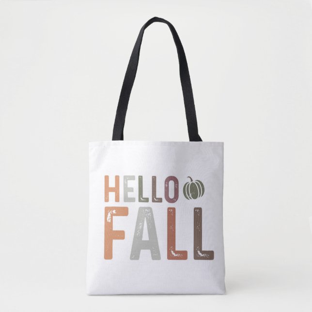 Tote Bag Bonjour Automne (Devant)