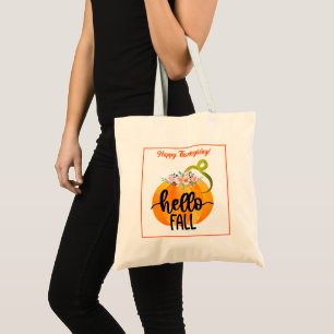 Tote Bag Bonjour Automne Personnaliser Automne