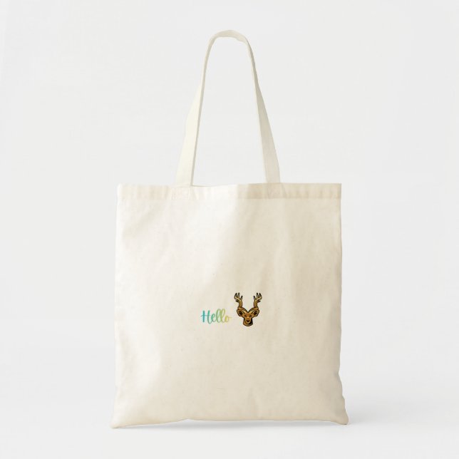 Tote Bag Bonjour Cerf (Devant)