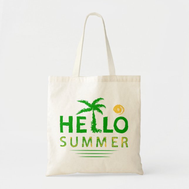 Tote Bag Bonjour été (Devant)