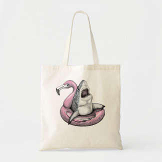 Tote Bag Bonjour Été Correspondant Famille Flamant rose Poi