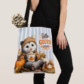 Tote Bag Bonjour gourd geous