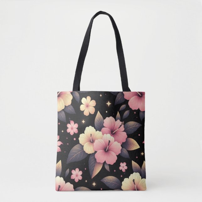Tote Bag Bonjour Hibiscus (Devant)