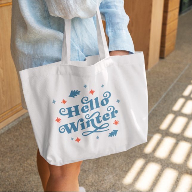 Tote Bag Bonjour hiver (Créateur téléchargé)
