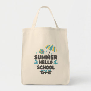 Tote Bag Bonjour l'été, au revoir l'école