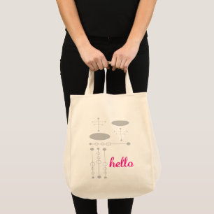 Tote Bag Bonjour mignon coloré Bonjour Cadeaux