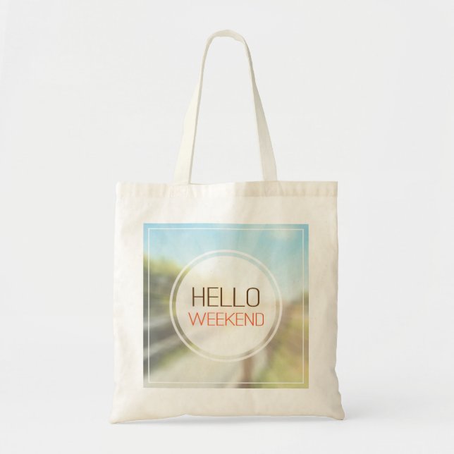 Tote Bag Bonjour week-end 2 (Devant)