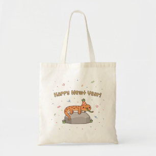 Tote Bag Bonne Année Triton, Drôle de vœu de Nouvel An en d