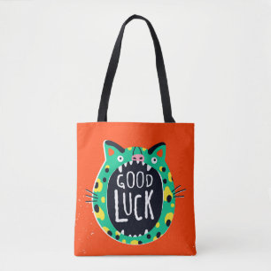 Tote Bag Bonne chance au porc Abstrait