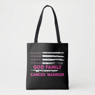 Tote Bag bonne famille conscience du cancer du sein
