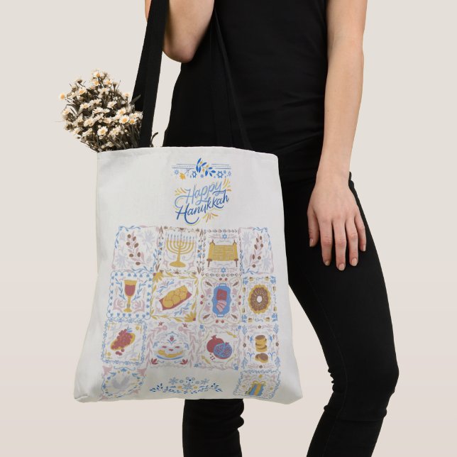 Tote Bag Bonne Hanoukka (De près)