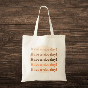 Tote Bag "Bonne journée !" Esthétique