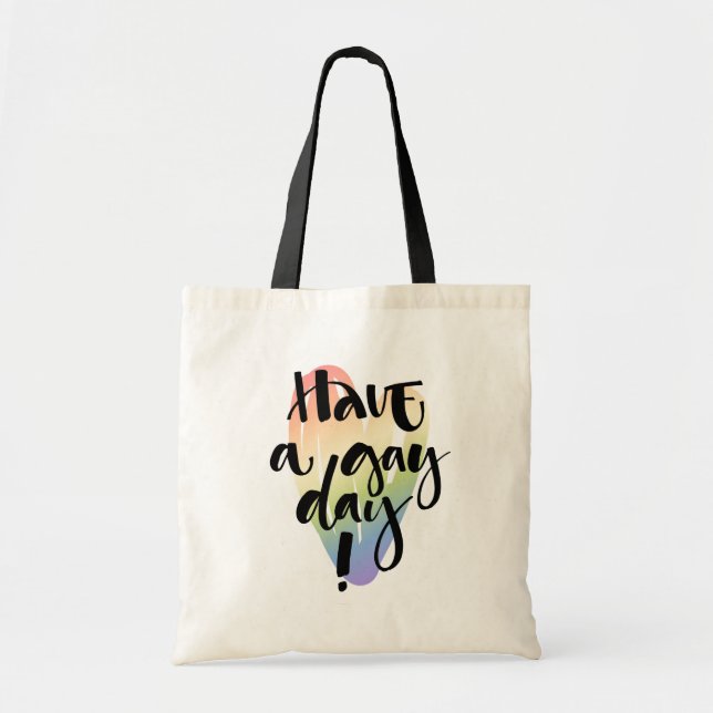 Tote Bag Bonne Journée Gay (Devant)