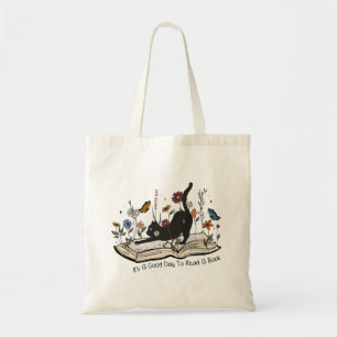 Tote Bag Bonne journée pour lire un livre personnalisé