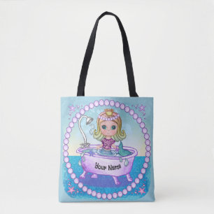 Tote Bag Bonne sirène bain