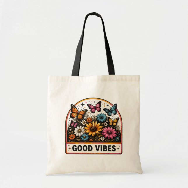 Tote Bag Bonne Vibration (Devant)