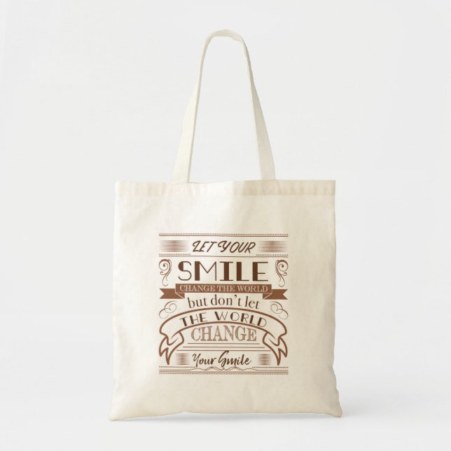 Tote Bag Bonnes vibes, bonne humeur (Devant)
