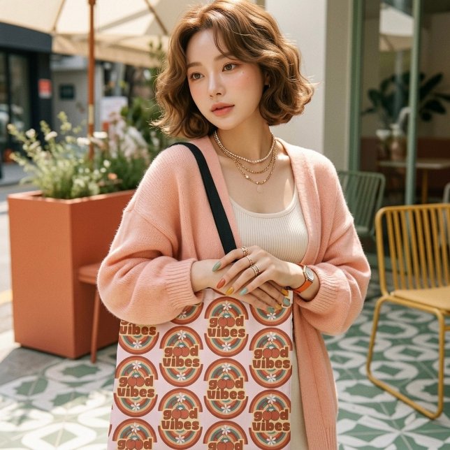 Tote Bag Bonnes Vibrations (Créateur téléchargé)