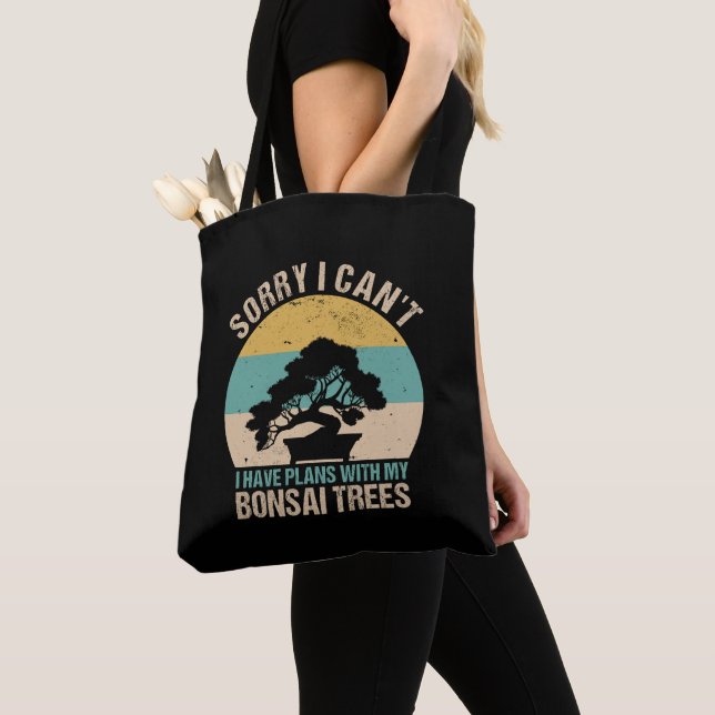 Tote Bag Bonsai Tree - Cool Plante intérieur jardinage (De près)