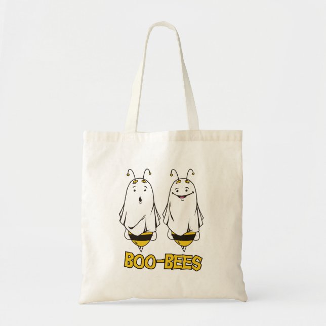 Tote Bag Boo Bees Halloween - Fantômes Drôles d'Abeilles d' (Devant)