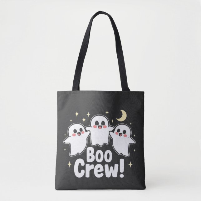 Tote Bag Boo Crew Halloween  (Devant)