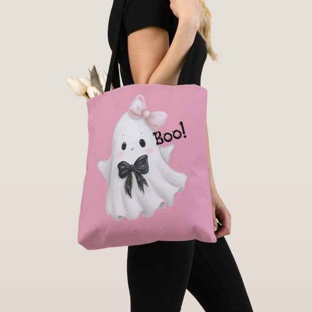 Tote Bag Boo en Rubans (De près)