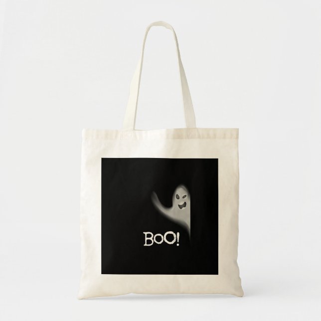 Tote Bag Boo Funny Cacher Peekabo Scandale Halloween (Devant)