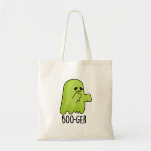 Tote Bag Boo-ger Funny Halloween Booger Ghost Pun