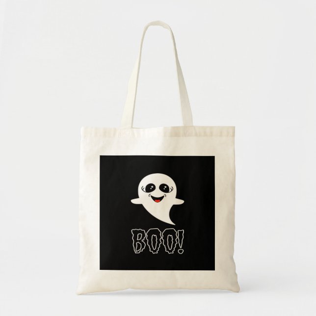 Tote Bag Boo ! Petite Halloween Par Lucas (Devant)