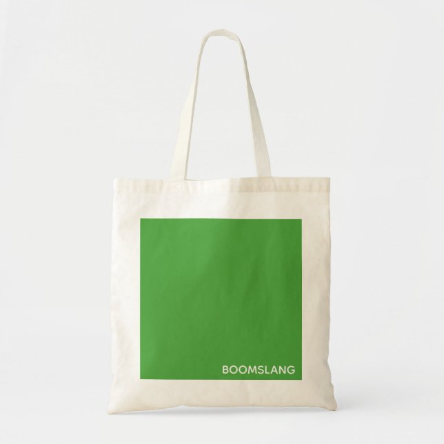 Tote Bag Boomslang green color (Devant)