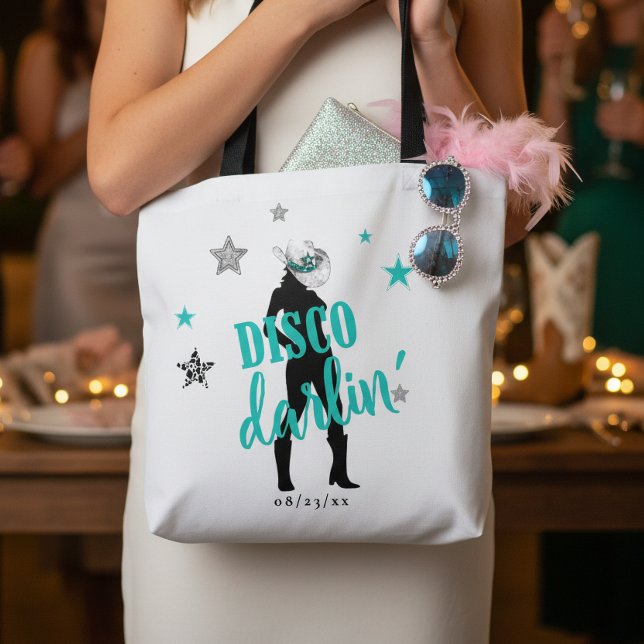 Tote Bag Boots 'n Bling Disco Darlin' Sarcelle ID925  (Créateur téléchargé)