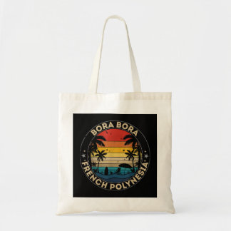 Tote Bag Bora Bora Souvenir - Polynésie Française Rappel