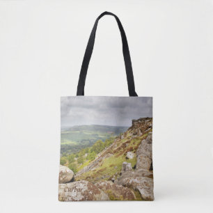 Tote Bag Bord de Curbar dans le secteur maximal, photo de