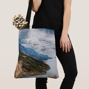 Tote Bag Bord de mer de Riviera Makarska en Croatie