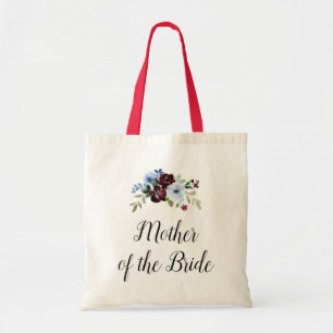 Tote Bag bordeaux bleu poussiéreux mère de la mariée