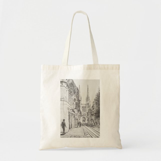 Tote Bag Bordeaux France. Spire.2010 jumeau (Devant)