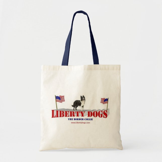Tote Bag Border collie (Devant)