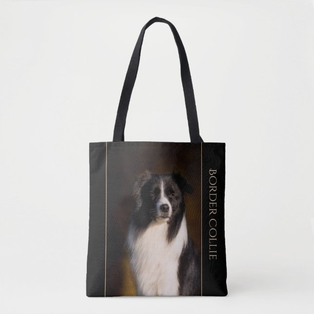 Tote Bag Border collie (Devant)