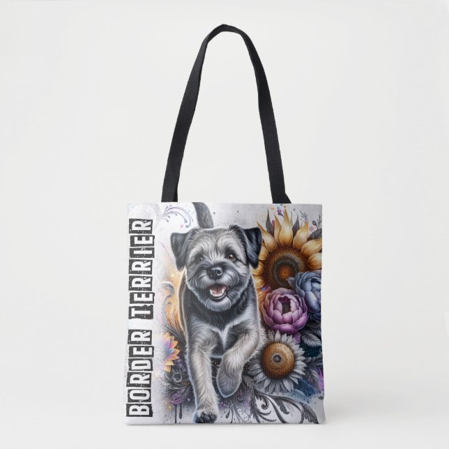 Tote Bag Bordure Terrier (Devant)
