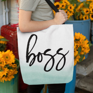Tote Bag Boss Aquarelle marine