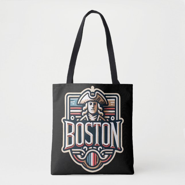 Tote Bag Boston Massachusetts Paul Revere (Devant)